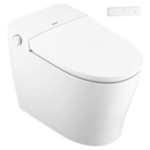 Moen® ET1300 3-Series Electronic Cleansing Toilet, 12 in Rough-In, White