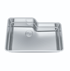 Franke OR2X110-S Orca 2.0 Undermount Sink, 18 Gauge, Stainless Steel, Single Bowl, 31 in L x 20 in W