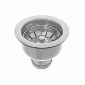 Dearborn® Snap-N-Tite 15 Basket Strainer, 3-3/4 in OAL, Stainless Steel, Polished Chrome