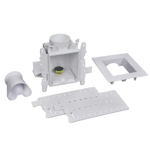 Oatey® MODA™ 1-Valve Supply Box System With Hammer, PPSU PEX Connection, PVC