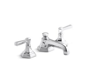 KALLISTA® P22731-LV-CP For Town Sink Faucet, Low Spout, Lever Handles, Polished Chrome