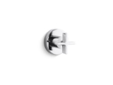 KALLISTA® P24423-CR-CP One™ Volume Control Trim, Cross Handle, Polished Chrome