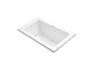 KALLISTA® P50045-00-0 Perfect Large Rectangular Bathtub (Drop-In Or Under-Mount), White