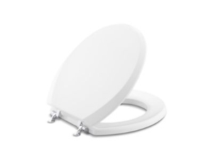 KALLISTA® P70033-AG-0 Stafford® Toilet Seat, Round, White