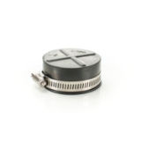 PASCO 4418 Test Cap, 2 in Dia, Natural Rubber