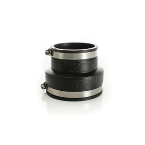 PASCO 5643 56 Series Flexible Coupling, 4 x 3 in Nominal, Cast Iron/Plastic End Style