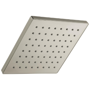 Peerless® 76157BN Universal Showering Components Single Function Showerhead, 1.5 gpm Max Flow, 1 Sprays, Wall Mounting, Brushed Nickel