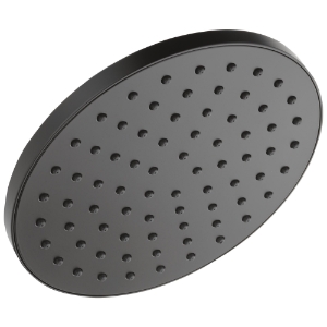 Peerless® 76167BL Universal Showering Components Single Function Showerhead, 1.5 gpm Max Flow, 1 Sprays, Wall Mounting, Matte Black