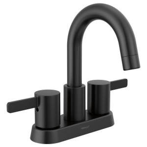 Peerless® P2530LF-BL Precept® Two Handle Bathroom Faucet, Matte Black, 2 Handles, Push Pop-Up Drain, 1 gpm Flow Rate