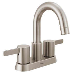 Peerless® P2530LF-BN Precept® Two Handle Bathroom Faucet, Brushed Nickel, 2 Handles, Push Pop-Up Drain, 1 gpm Flow Rate