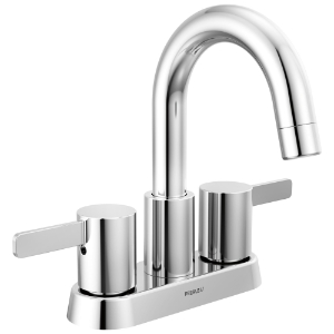 Peerless® P2530LF Precept® Two Handle Bathroom Faucet, Polished Chrome, 2 Handles, Pop-Up Drain, 1 gpm at 60 psi Flow Rate