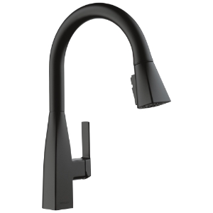 Peerless® P7919LF-BL-1.0 Xander® Single Faucet, 1.5 gpm Flow Rate, Matte Black, 1 Handle, 1/2/3/4 Faucet Holes, Commercial