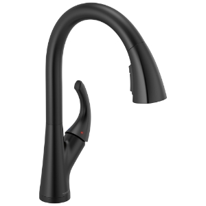 Peerless® P7935LF-BL ParkWood® Single Faucet, Matte Black, 1 Handle