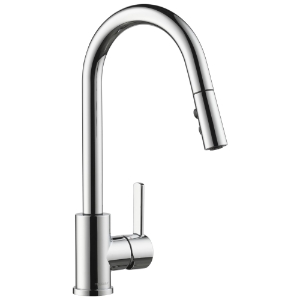 Peerless® P7946LF Pull-Down Kitchen Faucet, 1 gpm, Chrome, 1 Handle, 1 Faucet Hole