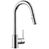 Peerless® P7946LF-1.0 Pull-Down Kitchen Faucet, 1 gpm Flow Rate, Chrome, 1 Handle, 1 Faucet Hole