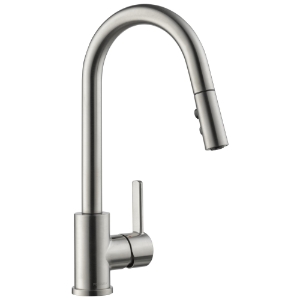 Peerless® P7946LF-SS Pull-Down Kitchen Faucet, 1.5 gpm Flow Rate, Stainless, 1 Handle, 1 Faucet Hole