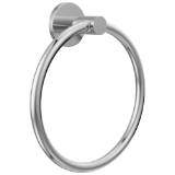 Peerless® PA347 Precept® Bath Hardware Towel Ring, 7/16 in Dia Ring, 7.38 in OAH x 2-3/16 in OAD, Chrome