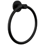 Peerless® PA347-BL Precept® Bath Hardware Towel Ring, 7/16 in Dia Ring, 7.38 in OAH x 2-3/16 in OAD, Stainless Steel, Matte Black