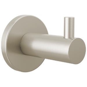 Peerless® PA447-BN Precept® Bath Hardware Robe Hook, 2 in OAH x 2 in OAW, Brushed Nickel