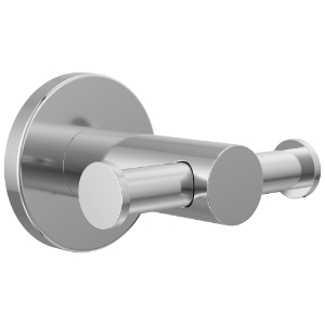 Peerless® PA547 Precept® Bath Hardware Robe Hook, 2 in OAH x 2.75 in OAW, Chrome