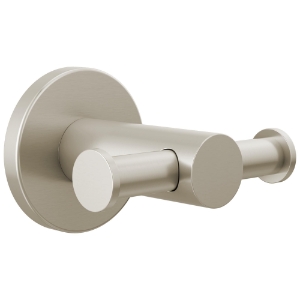 Peerless® PA547-BN Precept® Bath Hardware Robe Hook, 2 in OAH x 2.75 in OAW, Brushed Nickel