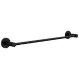 Peerless® PA647-18BL Precept® Bath Hardware Towel Bar, 18 in L Bar, 2 in OAH x 2-7/8 in OAD, Matte Black