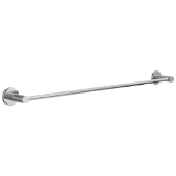 Peerless® PA647-24 Precept® Bath Hardware Towel Bar, 24 in L Bar, 2 in OAH x 2-7/8 in OAD, Chrome