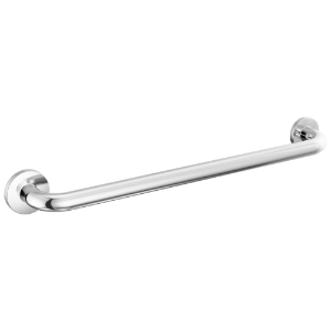 Peerless® PA847-24 Precept® Wall Bar, 74.6 mm OAD, Chrome