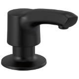 Peerless® RP100682BL Parkwood® Kitchen Soap Dispenser, Matte Black, 10 oz Capacity, 6 in OAL, Deck Mounting, Plastic