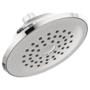 Peerless® RP101638-1.5 Elmhurst™ Single Function Shower Head, 1.5 gpm Max Flow, 1 Spray, 5-15/16 in Dia x 2-3/4 in H Head, Chrome