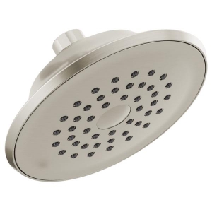 Peerless® RP101638BN-1.5 Elmhurst™ Single Function Shower Head, 1.5 gpm Max Flow, 1 Spray, 5-15/16 in Dia x 2-3/4 in H Head, Brushed Nickel
