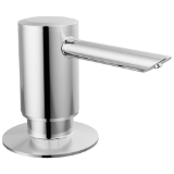 Peerless® RP101946 Soap Dispenser, Chrome, Deck Mounting, Plastic