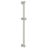 Perrin & Rowe® 1367PN Lombardia® Grab Bar with Handshower Slide Rail, Polished Nickel