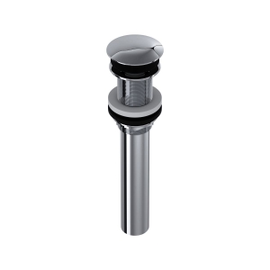 Rohl® 5445APC Lavatory Push Drain Without Overflow, Polished Chrome