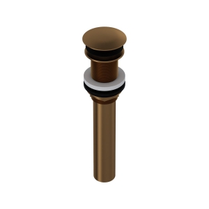 Rohl® 5445EB Lavatory Push Drain Without Overflow, English Bronze