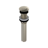 Rohl® 5445PN Lavatory Push Drain Without Overflow, Polished Nickel