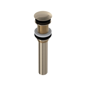 Rohl® 5445STN Lavatory Push Drain Without Overflow, Satin Nickel