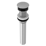 Rohl® 5445STN Lavatory Push Drain Without Overflow, Satin Nickel