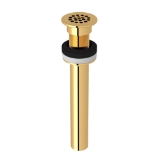 Perrin & Rowe® 6442EG Lavatory Grid Drain Without Overflow, English Gold