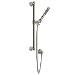 Rohl® AKIT8073XMPN Handshower Set With 21 in Slide Bar and Single Function Handshower, Polished Nickel