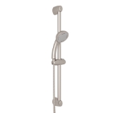 Perrin & Rowe® D63003STN Cross Collection Handshower Hand Set Single-Function, 3-5/8 in Dia Shower Head 3-Function Shower Head, 1.8 gpm Flow Rate, Satin Nickel