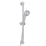 Perrin & Rowe D800/1NAPC Rohl Cross Collection Handshower Set, 3-Function Shower Head, 1.8 gpm Flow Rate, Polished Chrome