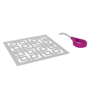 Rohl® DC3142APC Weave Decorative Drain Cover, Polished Chrome