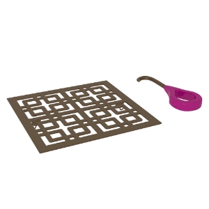 Rohl® DC3142EB Weave Decorative Drain Cover, English Bronze