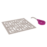 Rohl® DC3142STN Weave Decorative Drain Cover, Satin Nickel