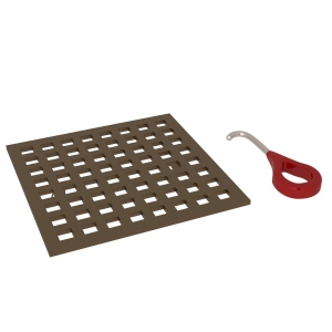 Rohl® DC3143EB Matrix Decorative Drain Cover, English Bronze