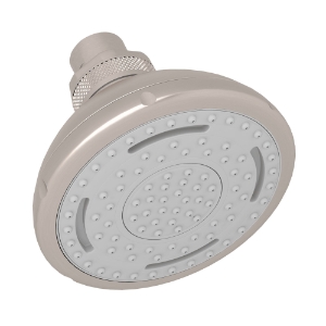 Perrin & Rowe I00131STN Bellia Showerhead Shower Calliano Adjustable, 1.8 gpm Min, Wall Mounting, Satin Nickel