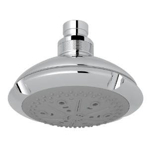 Perrin & Rowe® I00180APC Bellia Showerhead Shower Calliano Adjustable, 16 gpm Min, Wall Mounting, Polished Chrome