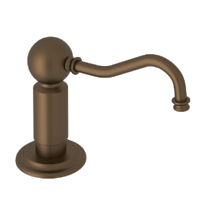 Perrin & Rowe® LS850PEB Soap Lotion Dispenser Traditional Style, English Bronze, 12 oz Capacity, Deck Mounting, Brass