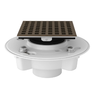 Rohl® SDPVC2/3-3143EB PVC 2" X 3" Drain Kit With 3143 Matrix Decorative Cover, English Bronze